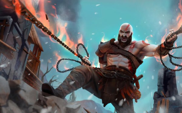 Video Game God of War (2018) God of War Kratos Warrior HD Wallpaper | Background Image