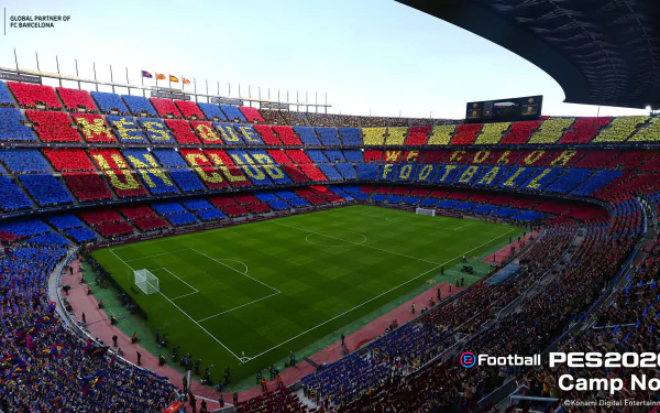 stadium soccer video game eFootball PES 2020 HD Desktop Wallpaper | Background Image