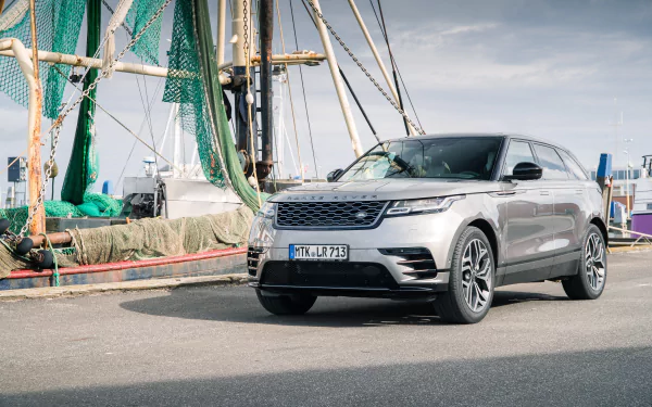 SUV silver car car Range Rover vehicle Range Rover Velar HD Desktop Wallpaper | Background Image