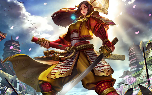 Amaterasu (Smite) video game Smite HD Desktop Wallpaper | Background Image