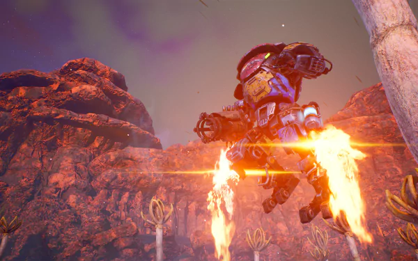 mecha robot video game The Outer Worlds HD Desktop Wallpaper | Background Image