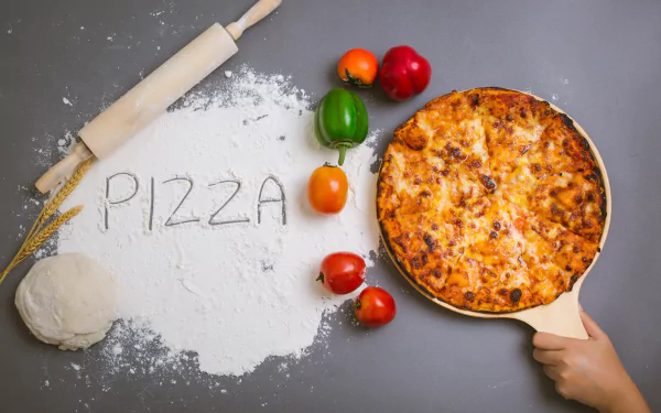 still life flour food pizza HD Desktop Wallpaper | Background Image