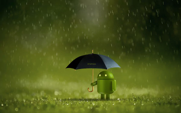 umbrella robot Android (Operating System) technology Android HD Desktop Wallpaper | Background Image