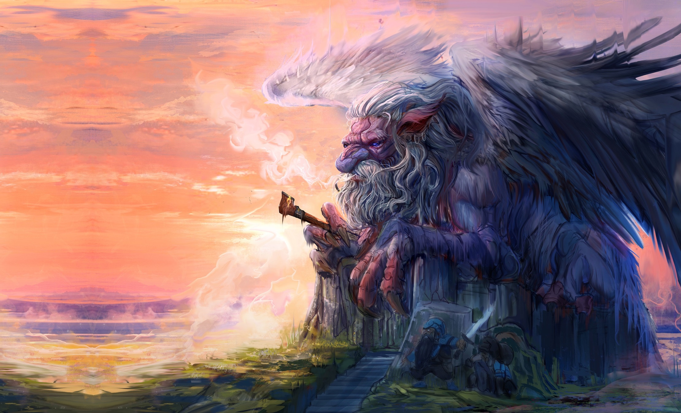 Fantasy Creature HD Wallpaper by Trung Tin Shinji