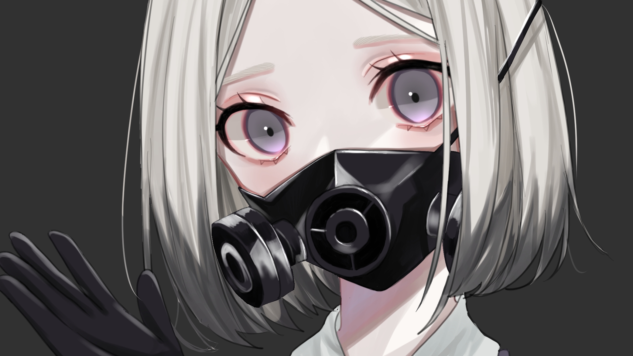 17+ Anime Girl With Gas Mask Wallpaper - Sachi Wallpaper