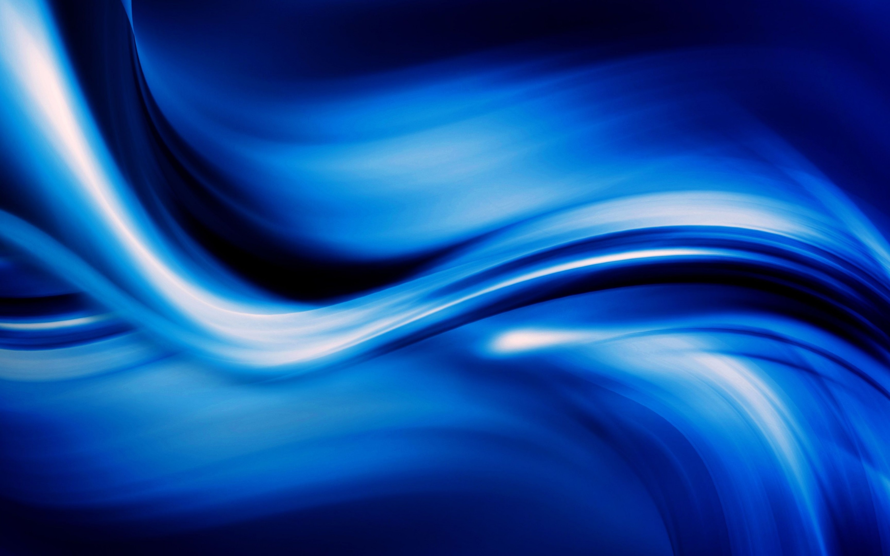 Download Curves Wave Abstract Blue Abstract Blue HD Wallpaper