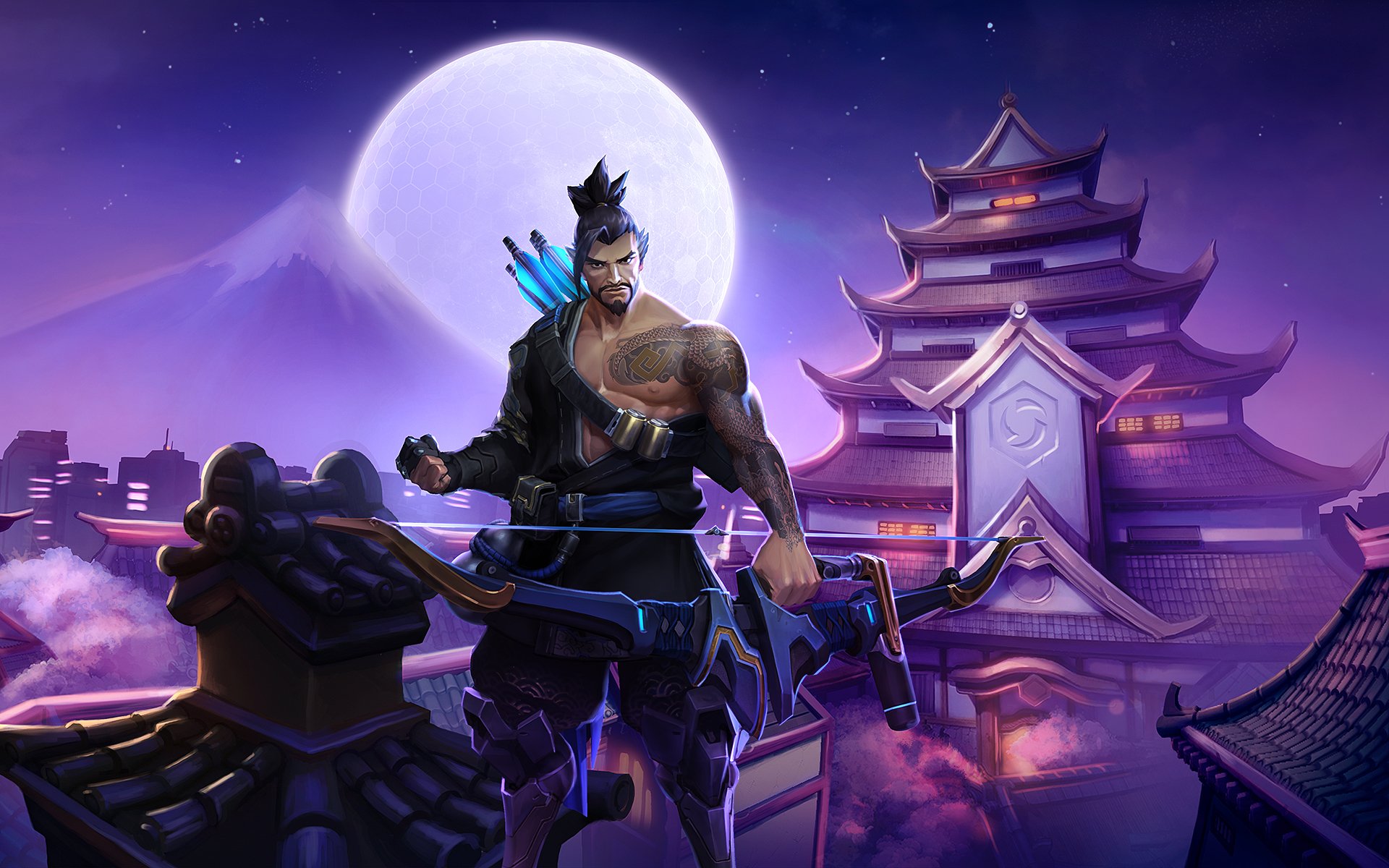 Download Hanzo (Overwatch) Video Game Heroes Of The Storm HD Wallpaper