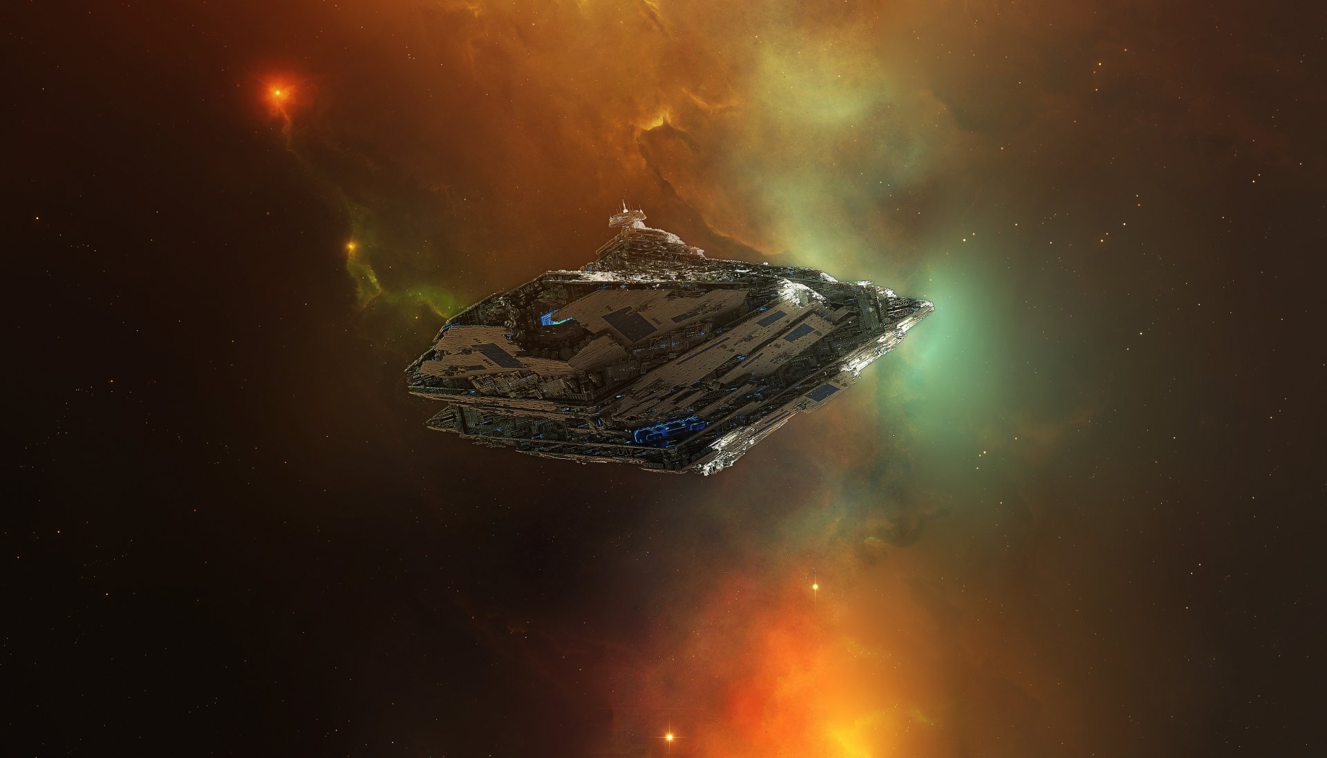 Download Nebula Space Sci Fi Spaceship 4k Ultra HD Wallpaper by grahamtg