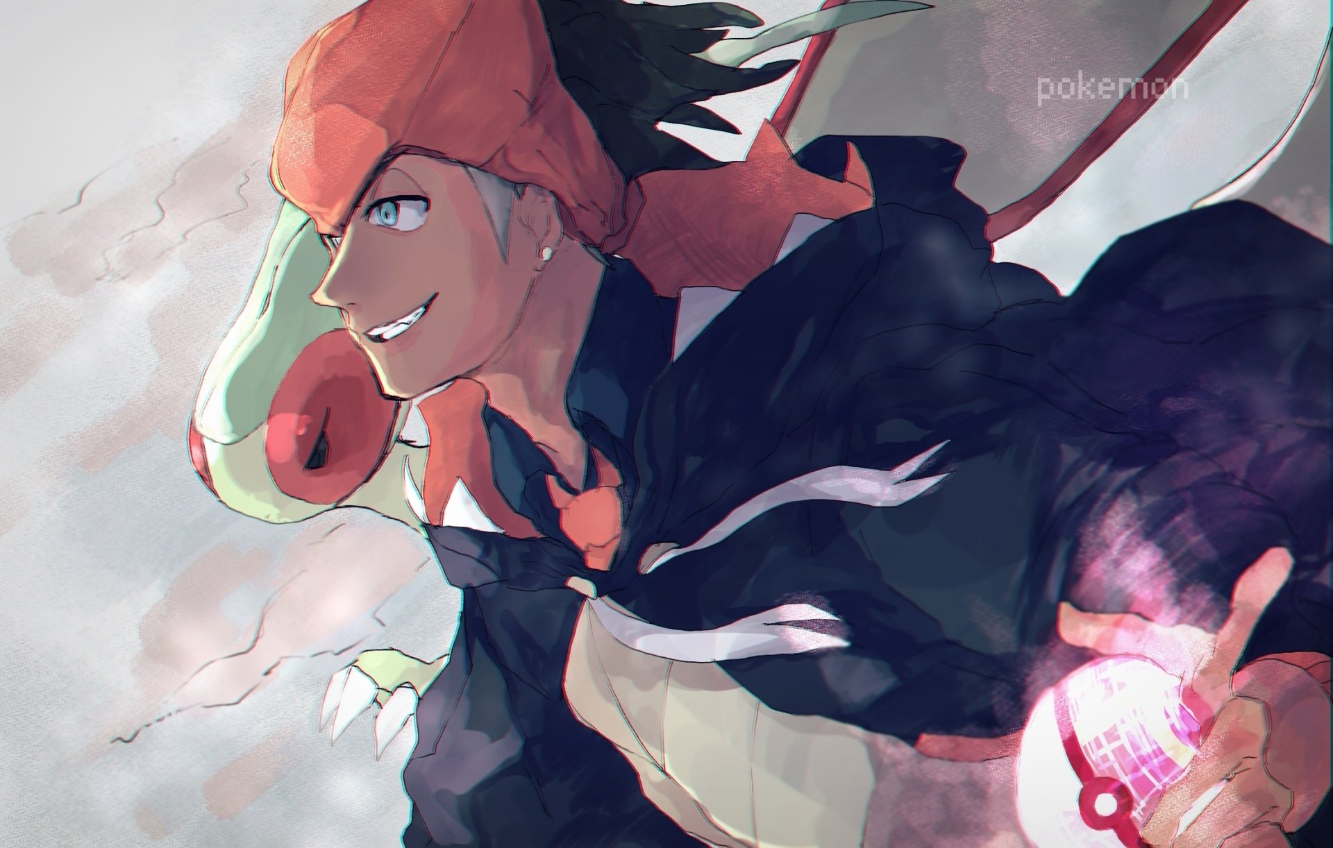 Download Raihan (Pokémon) Flygon (Pokémon) Video Game Pokémon: Sword And Shield HD Wallpaper by はままち めめ