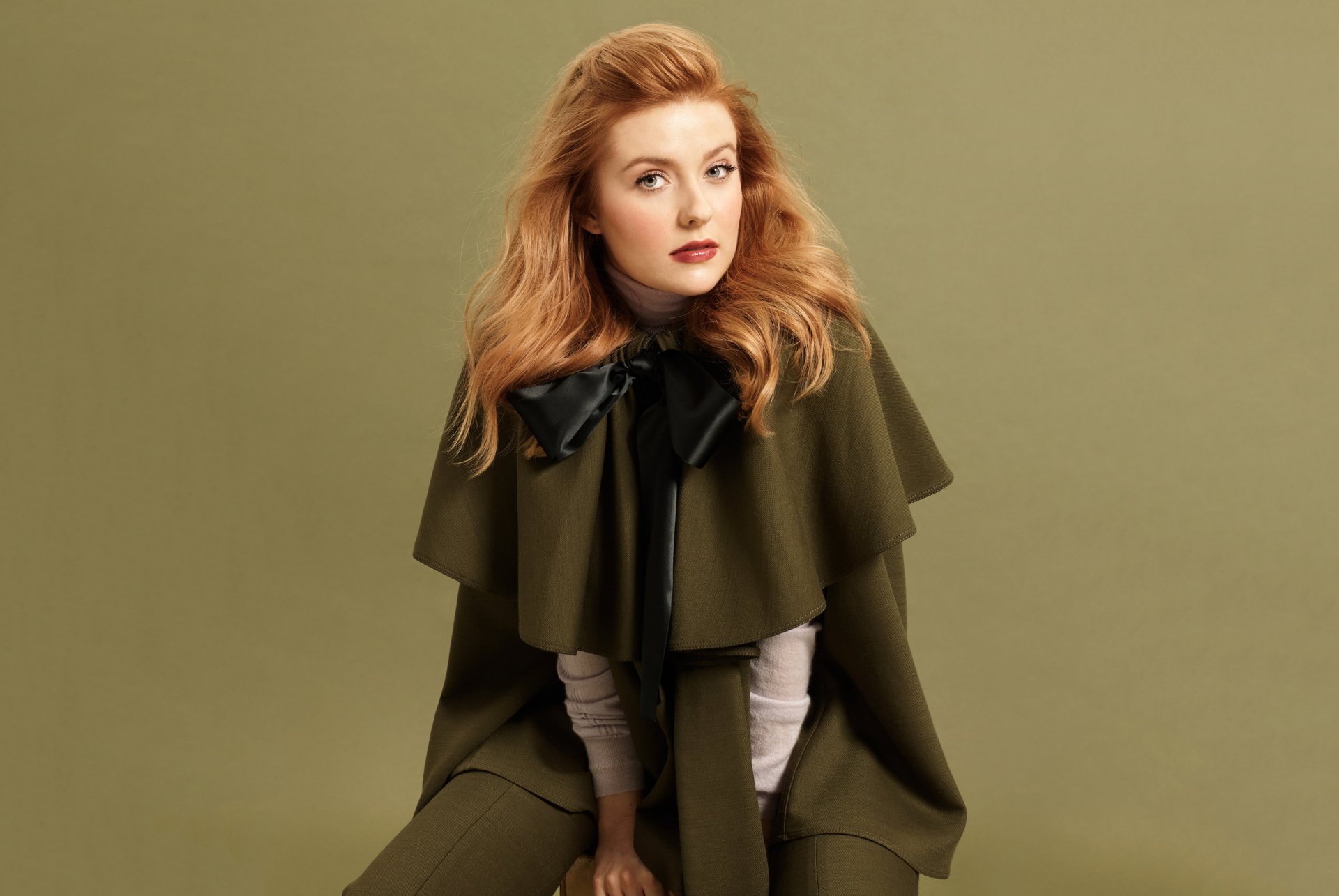 Download American Actress Redhead Celebrity Kennedy McMann HD Wallpaper