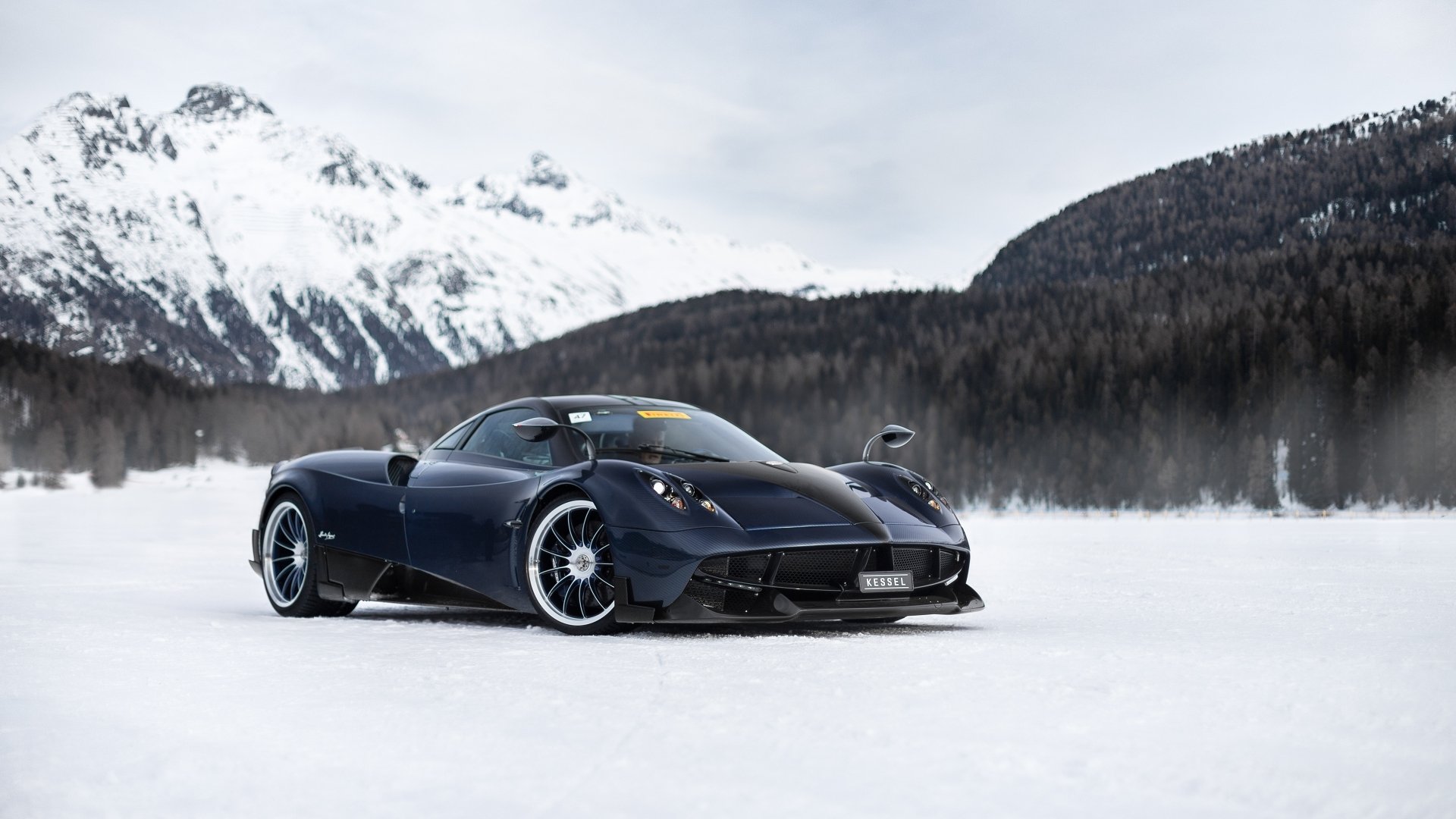 Download Winter Supercar Car Pagani Vehicle Pagani Huayra 4k Ultra HD Wallpaper