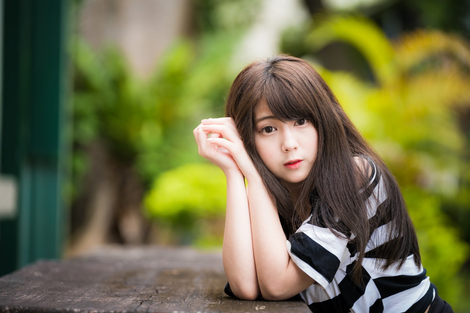 Download Depth Of Field Brown Eyes Brunette Model Woman Asian 4k Ultra ...