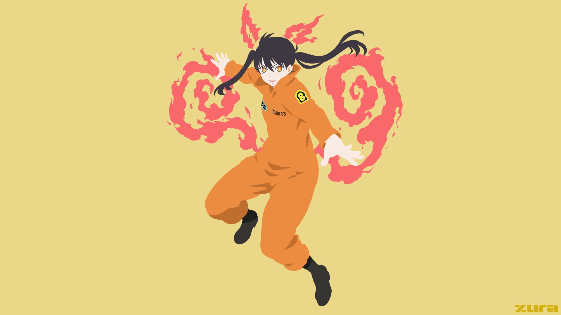 Download Tamaki Kotatsu Anime Fire Force 4k Ultra HD Wallpaper by CodeNameZura
