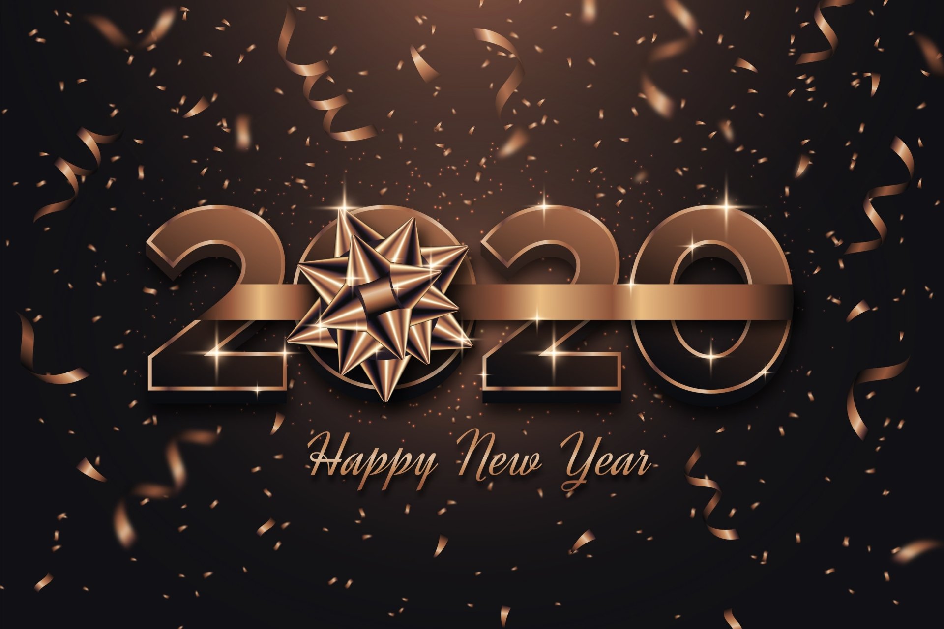Download Happy New Year New Year Holiday New Year 2020 HD Wallpaper