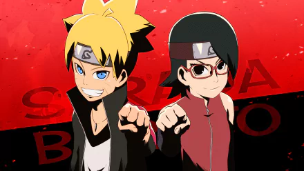 Sarada Uchiha Boruto Uzumaki Anime Boruto HD Desktop Wallpaper | Background Image