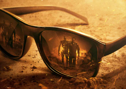  Terminator Reflected in Sunglasses