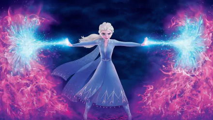 Elsa (Frozen) movie Frozen 2 HD Desktop Wallpaper | Background Image