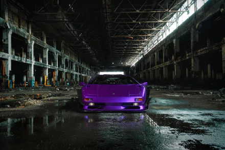 supercar purple car Lamborghini car vehicle Lamborghini Diablo HD Desktop Wallpaper | Background Image