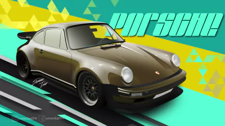  Porsche 930 illustration by suman094