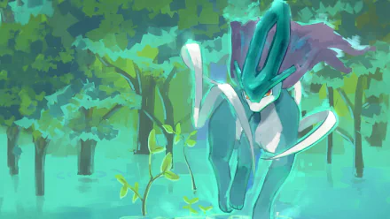 Suicune (Pokémon) video game Pokemon HD Desktop Wallpaper | Background Image