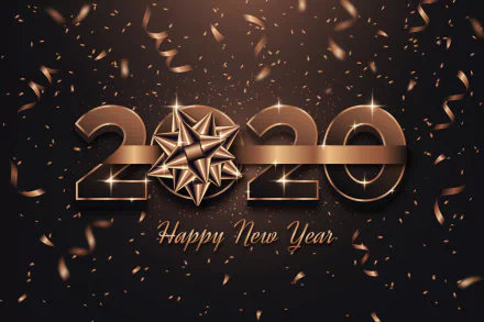 Happy New Year New Year holiday New Year 2020 HD Desktop Wallpaper | Background Image