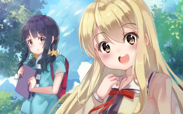 Sayaka Sumino Ruri Akutsu Anime Aho girl HD Desktop Wallpaper | Background Image