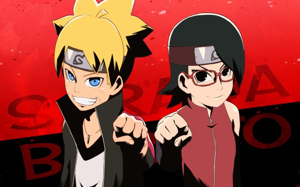 Anime Boruto Naruto Boruto Uzumaki Sarada Uchiha HD Wallpaper | Background Image