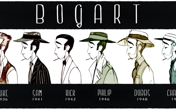 Humphrey Bogart movie Casablanca HD Desktop Wallpaper | Background Image