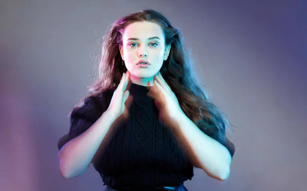 sweater actress Australian Celebrity Katherine Langford HD Desktop Wallpaper | Background Image