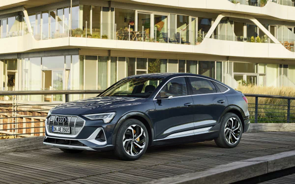 SUV electric car car Audi vehicle Audi e-Tron Sportback HD Desktop Wallpaper | Background Image