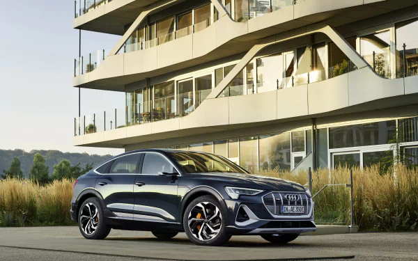 SUV electric car car Audi vehicle Audi e-Tron Sportback HD Desktop Wallpaper | Background Image