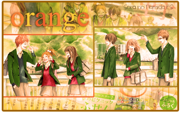 Anime Orange Azusa Murasaka Hiroto Suwa Kakeru Naruse Naho Takamiya Saku Hagita Takako Chino HD Wallpaper | Background Image