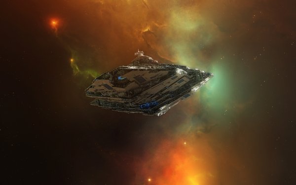 Sci Fi Spaceship Space Nebula HD Wallpaper | Background Image