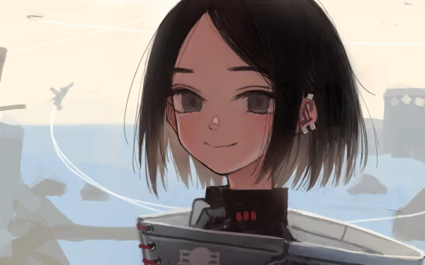 brown eyes Anime Original HD Desktop Wallpaper | Background Image