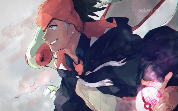 Raihan (Pokémon) Flygon (Pokémon) video game Pokémon: Sword and Shield HD Desktop Wallpaper | Background Image