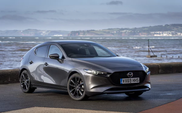 compact car silver car Mazda car vehicle Mazda 3 HD Desktop Wallpaper | Background Image