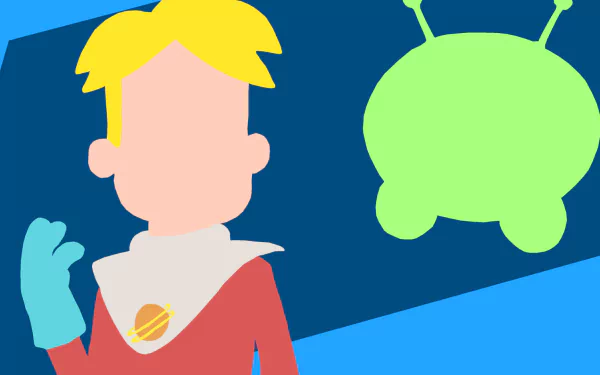 minimalist Mooncake (Final Space) Gary Goodspeed TV Show Final Space HD Desktop Wallpaper | Background Image