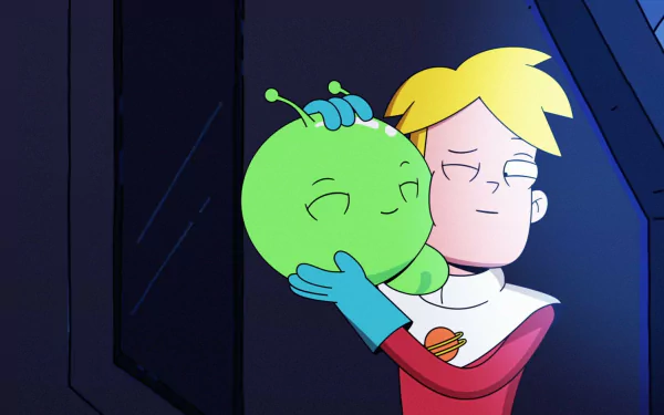 hug blonde Mooncake (Final Space) Gary Goodspeed TV Show Final Space HD Desktop Wallpaper | Background Image