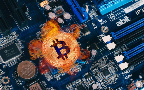 motherboard cryptocurrency coin technology bitcoin HD Desktop Wallpaper | Background Image