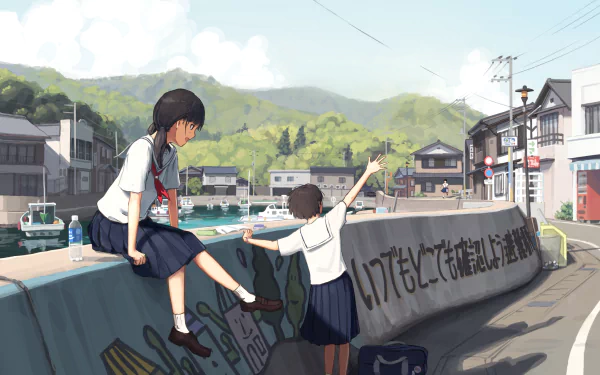 uniform Anime Original HD Desktop Wallpaper | Background Image