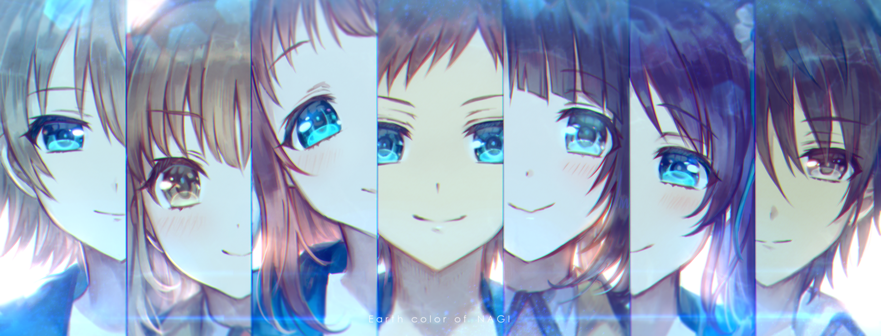 Asuara Squad Final 2, Colours, New, Anime, BG, Friendship, Wall, Nagi no  Asukara, HD wallpaper