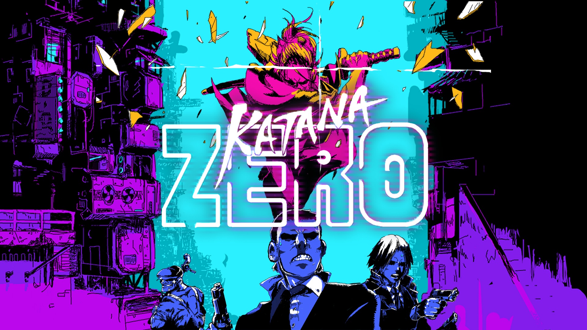 Video Game Katana Zero HD Wallpaper | Background Image