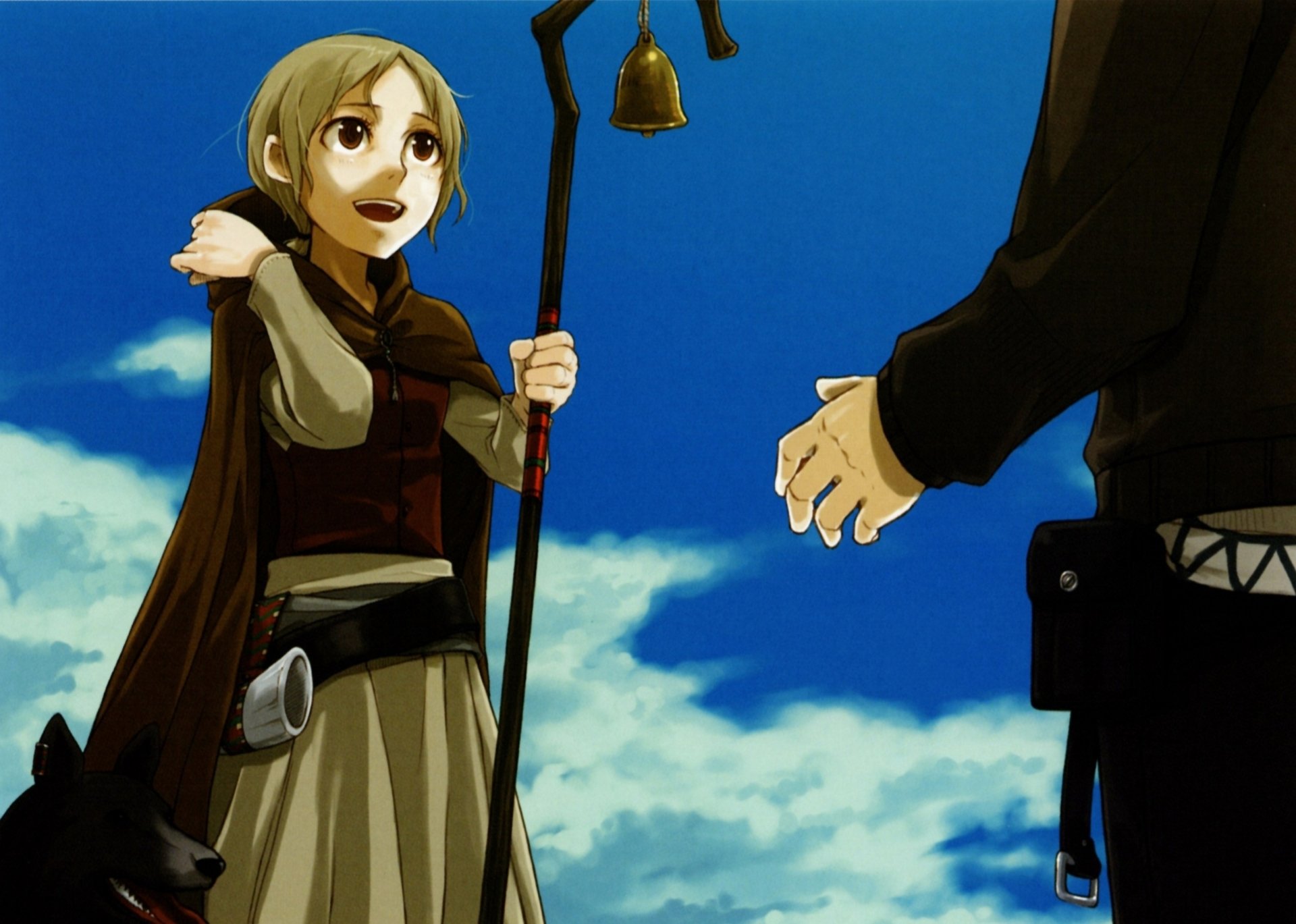 Download Kraft Lawrence Nora Arendt Anime Spice And Wolf HD Wallpaper