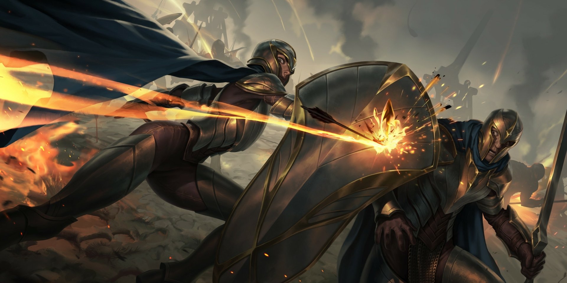 Download Shield Armor Knight Video Game Legends Of Runeterra HD Wallpaper by Hogni J. Mohr