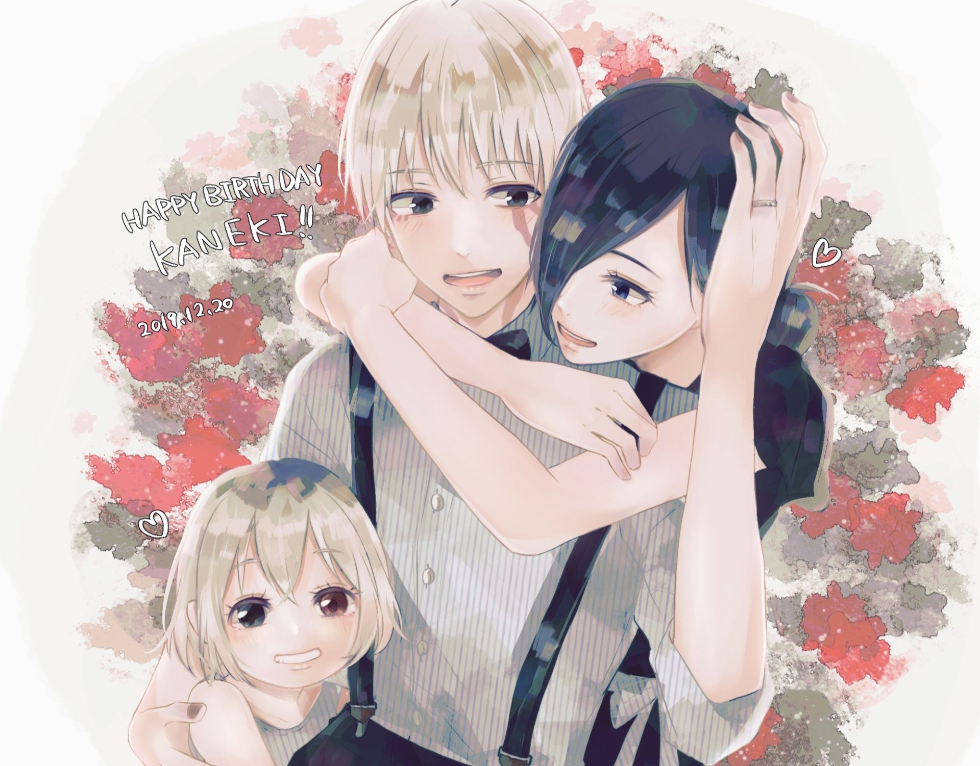 Download Ichika Kaneki Touka Kirishima Ken Kaneki Anime Tokyo Ghoul:re HD Wallpaper by ことち