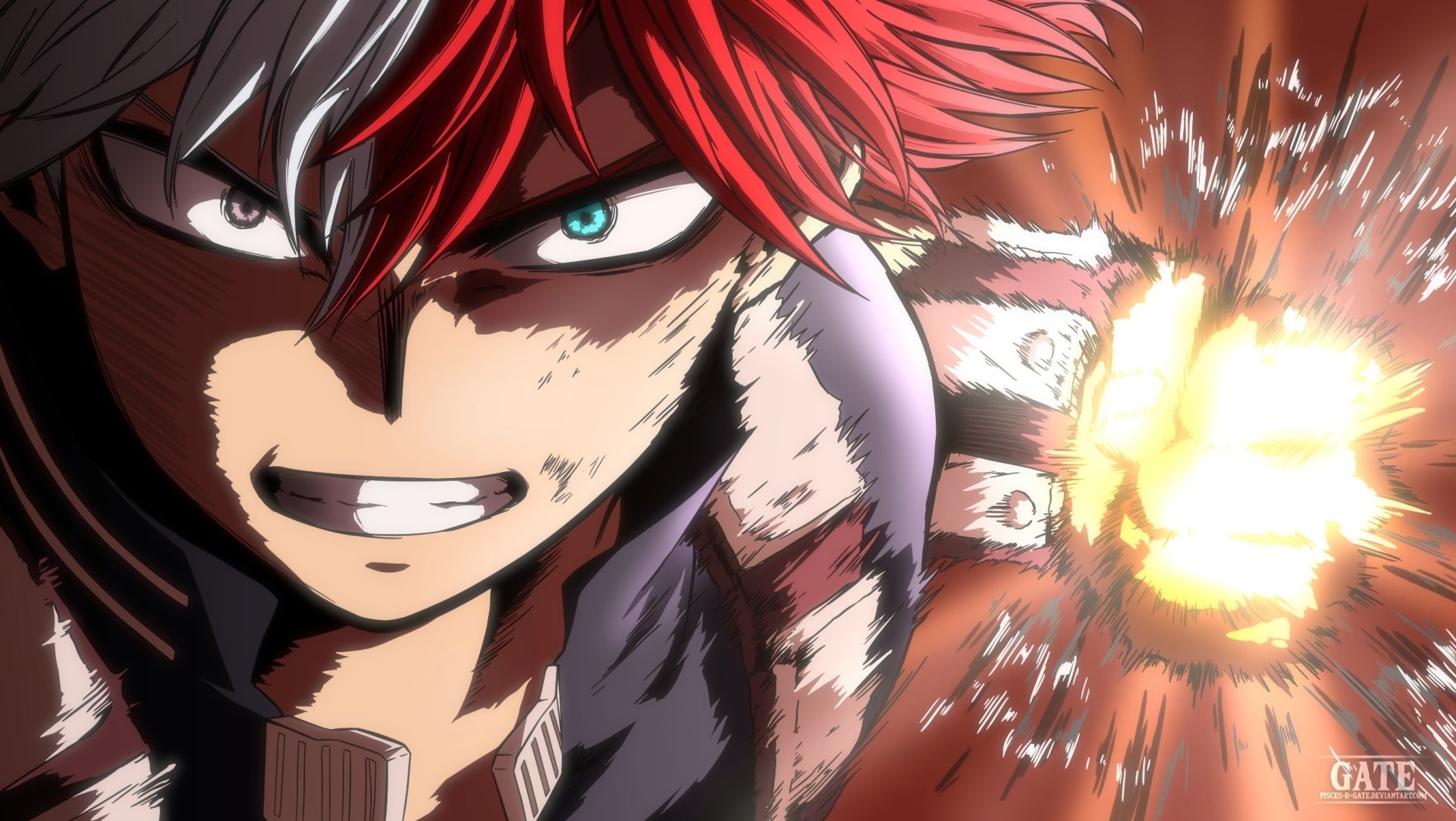 Download Shoto Todoroki Anime My Hero Academia Hd Wallpaper By Pisces D Gate