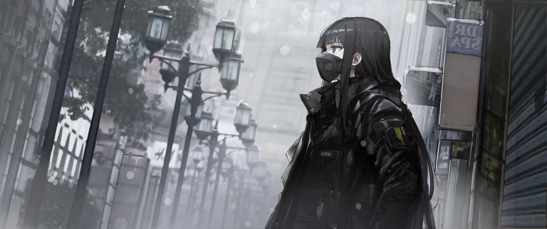 Download Mask Black Hair Anime Original HD Wallpaper