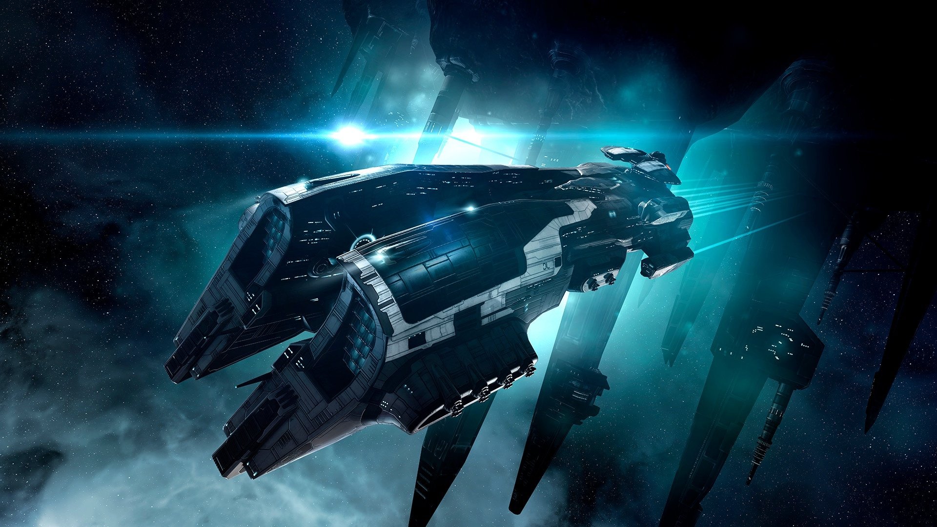 Download Spaceship Space Video Game EVE Online HD Wallpaper