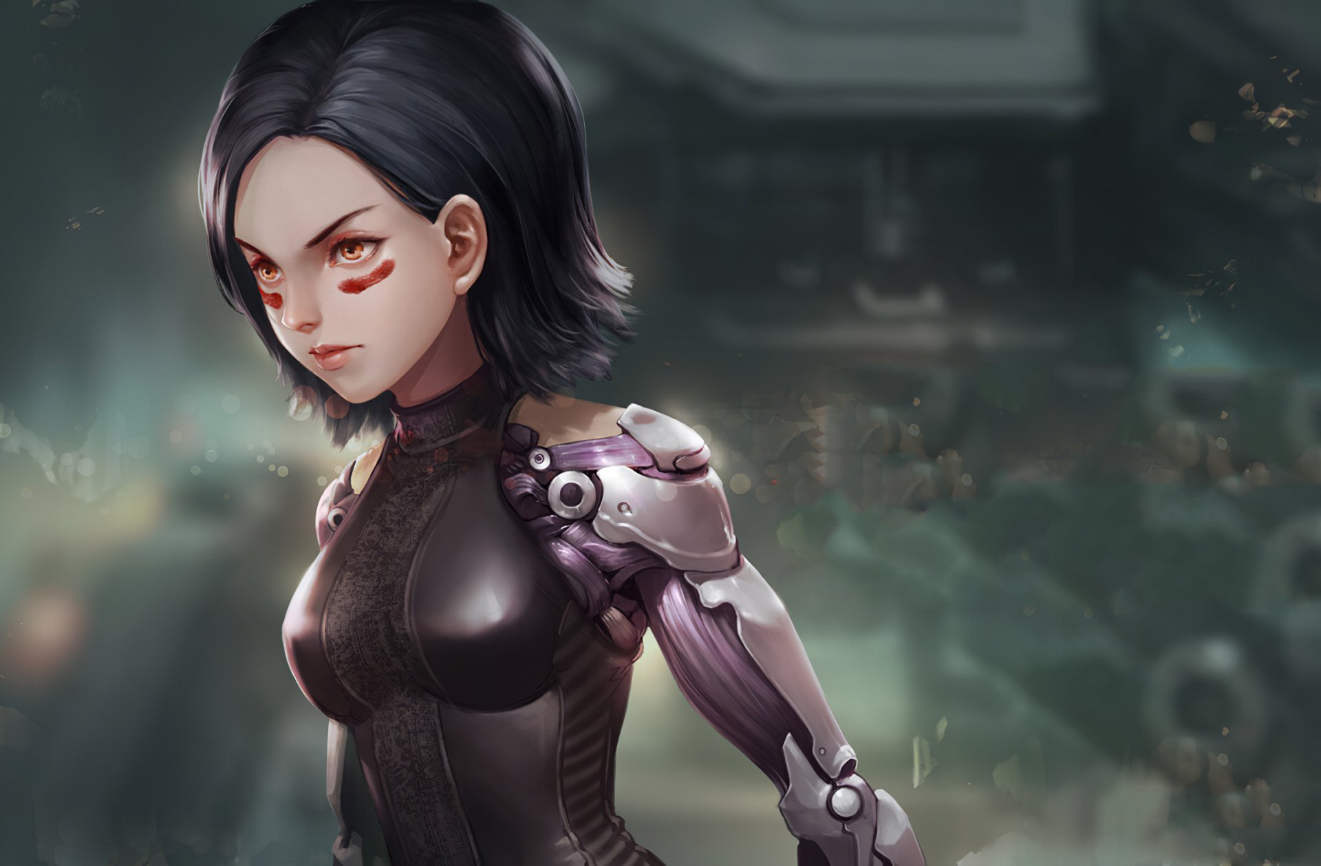 Download Cyborg Alita (Alita: Battle Angel) Movie Alita: Battle Angel HD Wallpaper by Antilous chao