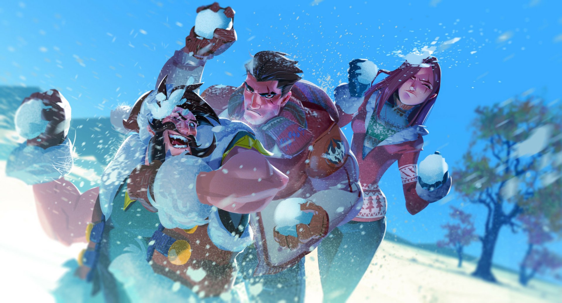 Download Snow Draven (League Of Legends) Katarina (League Of Legends) Darius (League Of Legends) Video Game League Of Legends HD Wallpaper by Kylin Wu